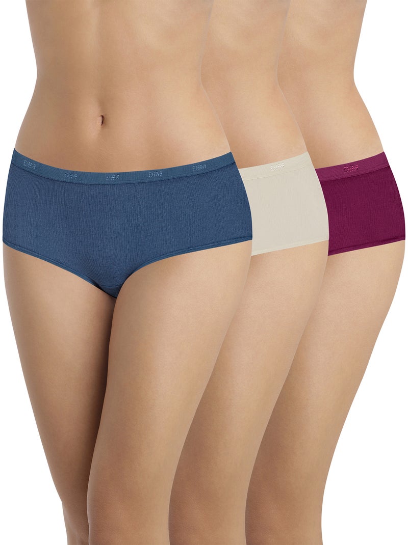 Set van 3 boxershorts 'DIM' Blauw - Kiabi