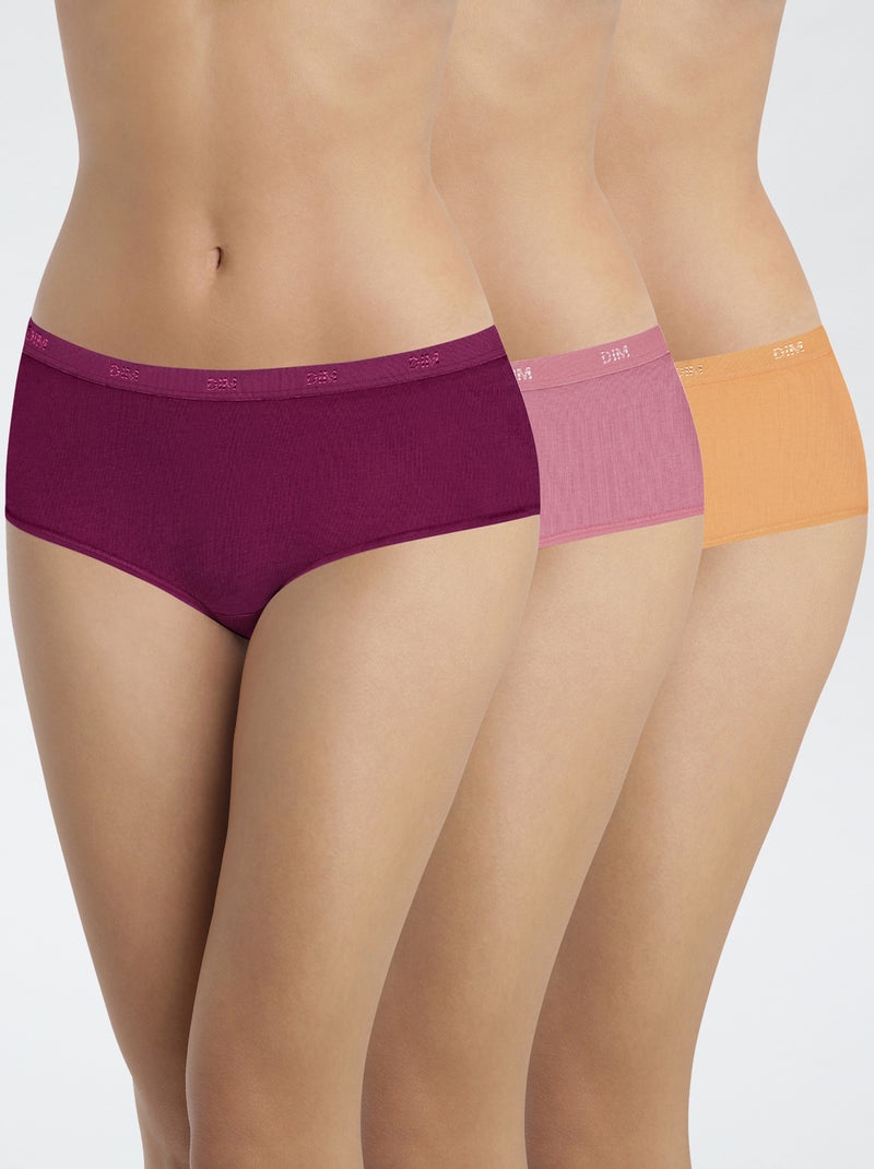 Set van 3 boxershorts 'DIM' Rood - Kiabi