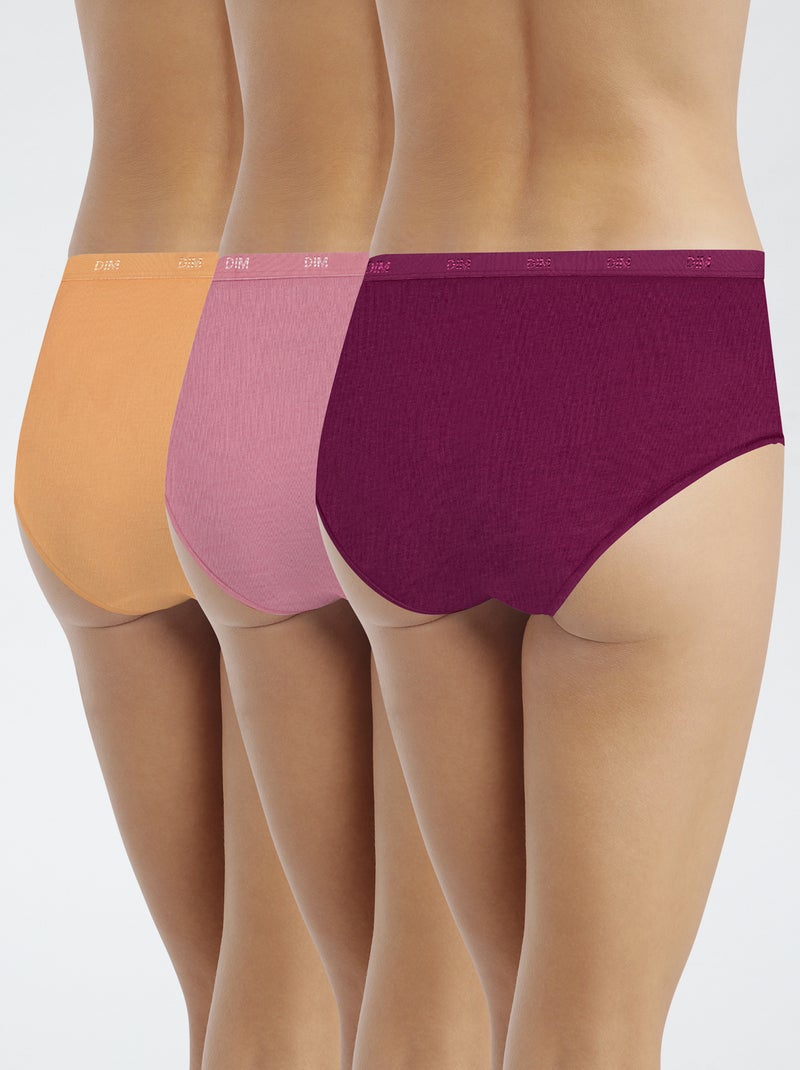 Set van 3 boxershorts 'DIM' Rood - Kiabi