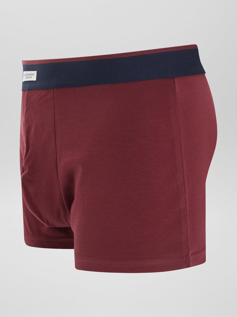 Set van 3 boxershorts ROOD - Kiabi
