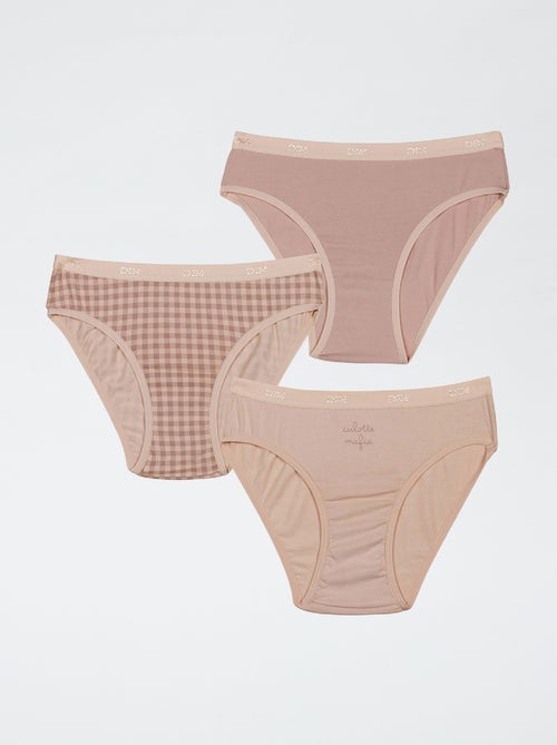 Set van 3 'Dim' slips - Kiabi