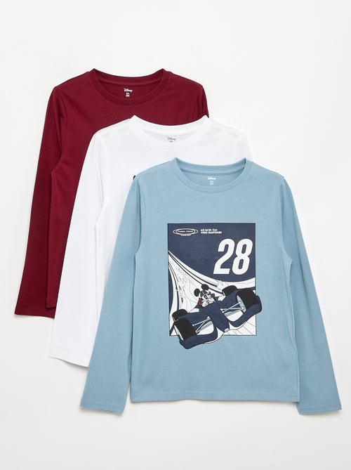 Set van 3 'Disney' T-shirts met lange mouwen - Kiabi