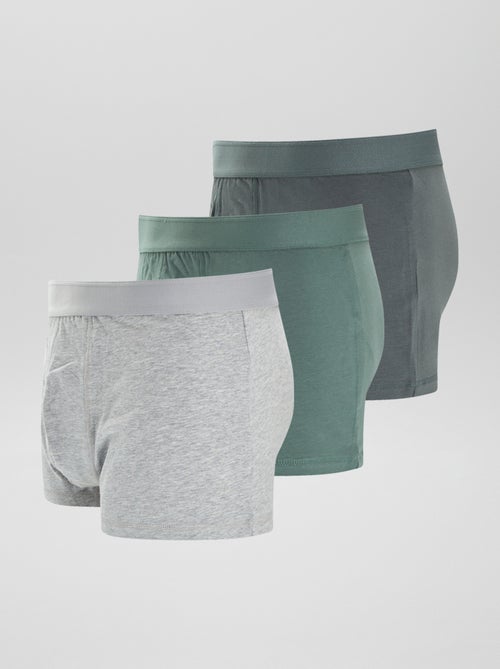 Set van 3 ecologisch ontworpen boxers voor een maatje meer - Kiabi