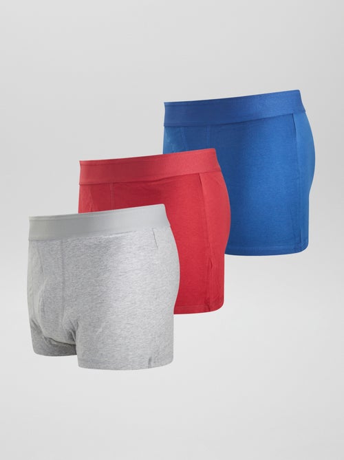 Set van 3 ecologisch ontworpen boxers voor een maatje meer - Kiabi