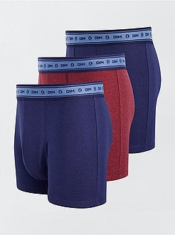 Set van 3 ecologische boxers 'DIM' - Kiabi