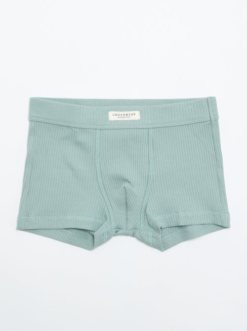Set van 3 effen boxershorts - Kiabi