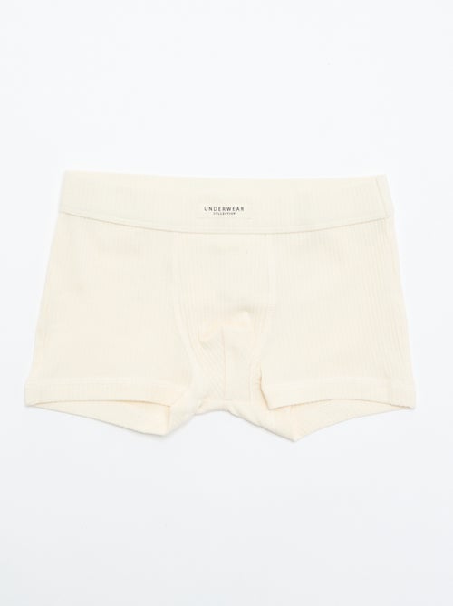 Set van 3 effen boxershorts - Kiabi