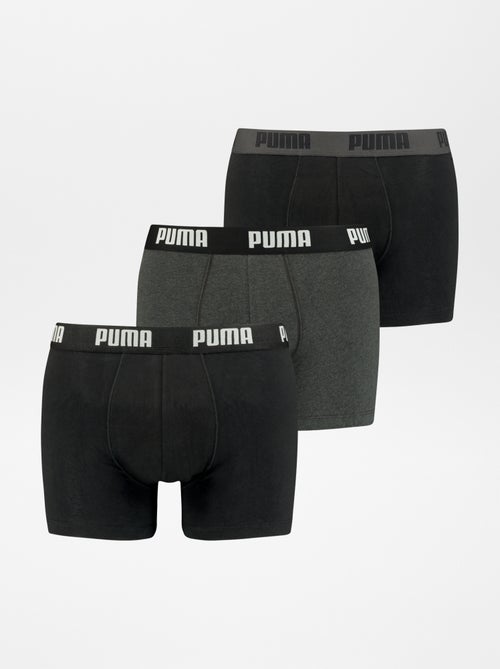 Set van 3 effen boxershorts 'Puma' - Kiabi