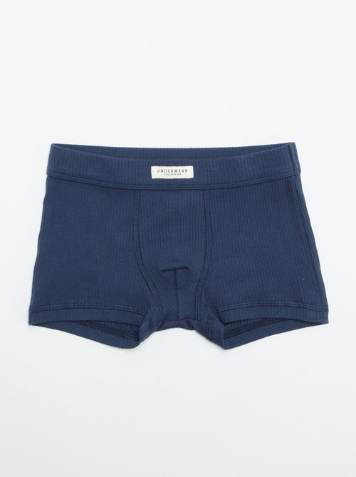 Set van 3 effen boxershorts - Kiabi