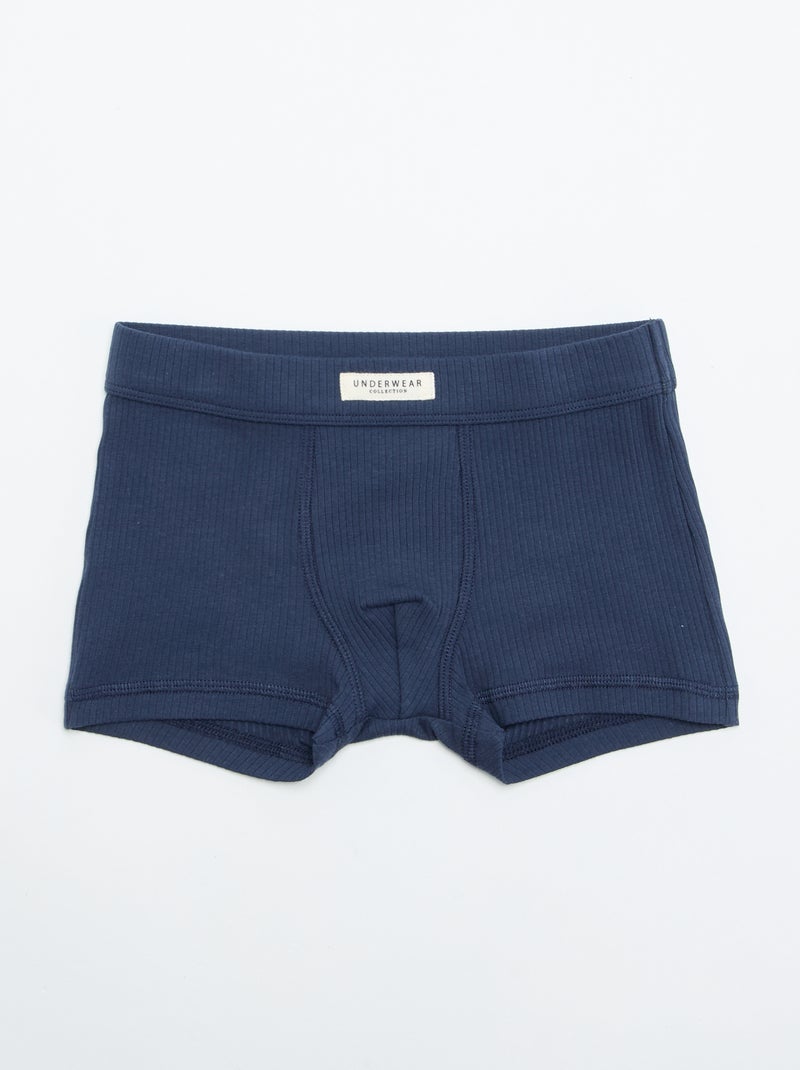 Set van 3 effen boxershorts Rood - Kiabi