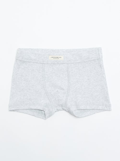 Set van 3 effen boxershorts - Kiabi