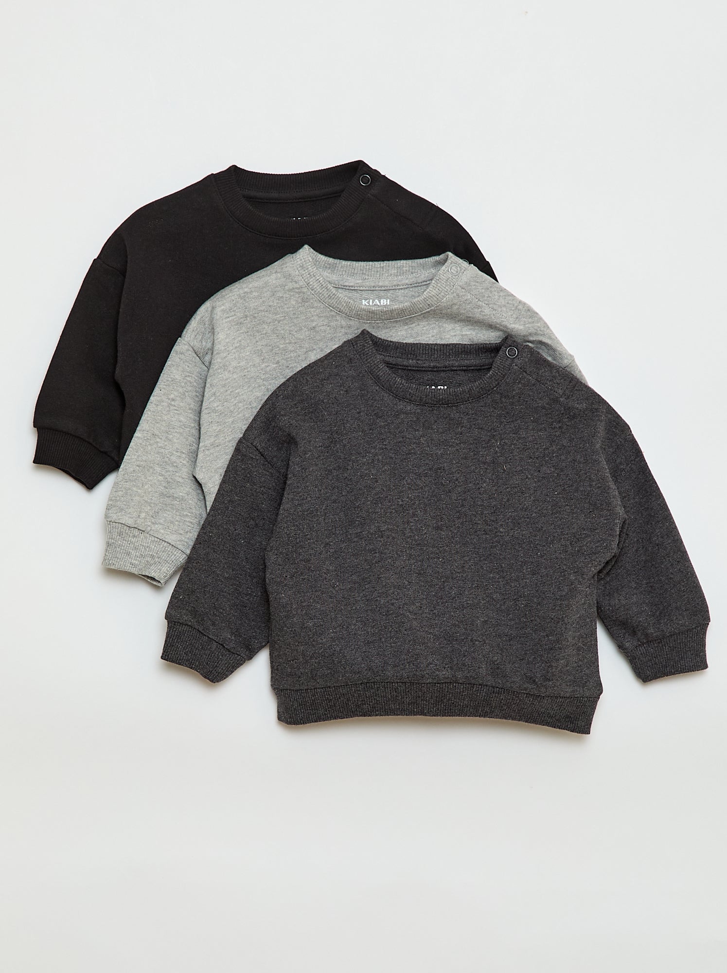 Set van 3 effen sweaters