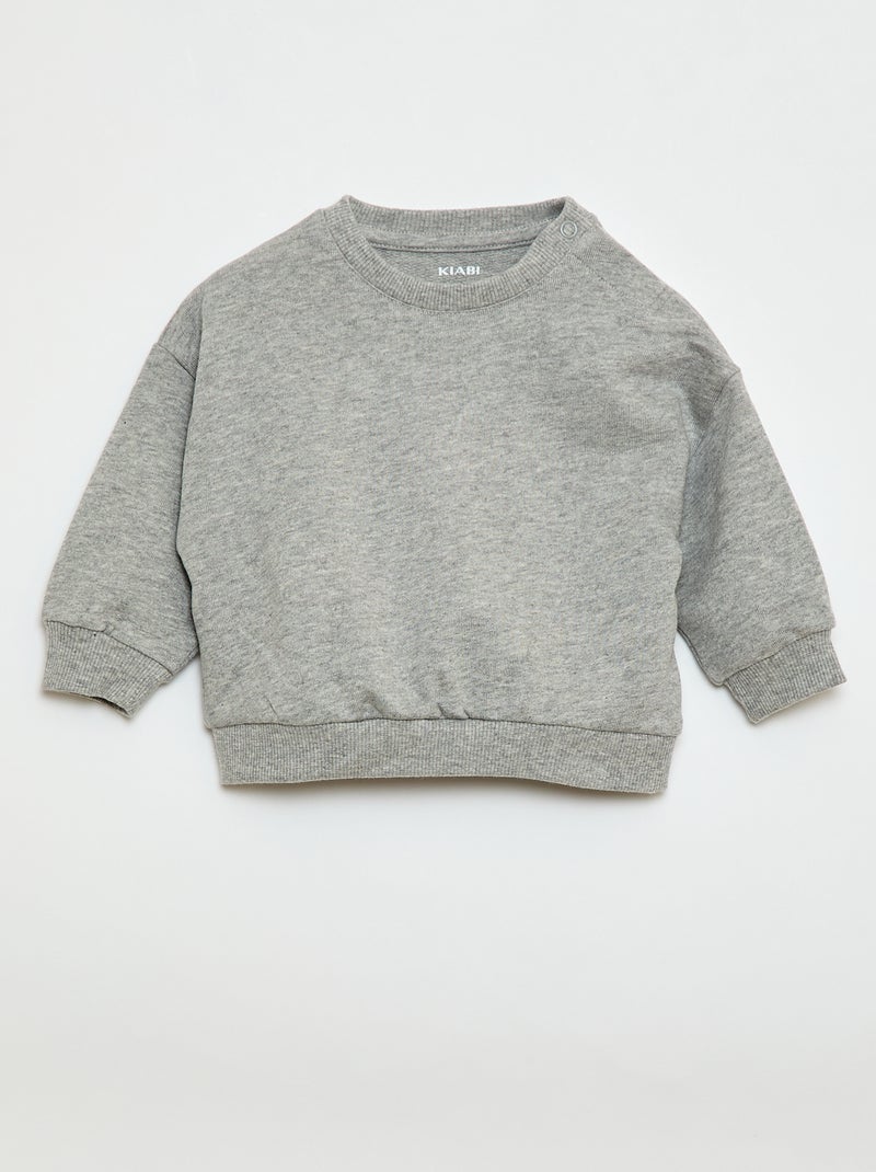 Set van 3 effen sweaters Grijs - Kiabi