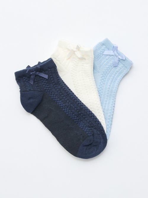 Set van 3 enkelsokken met ruches - Kiabi
