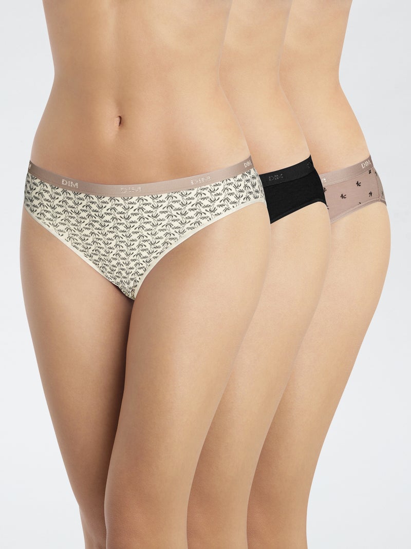 Set van 3 fantasie slips 'DIM' Groen - Kiabi