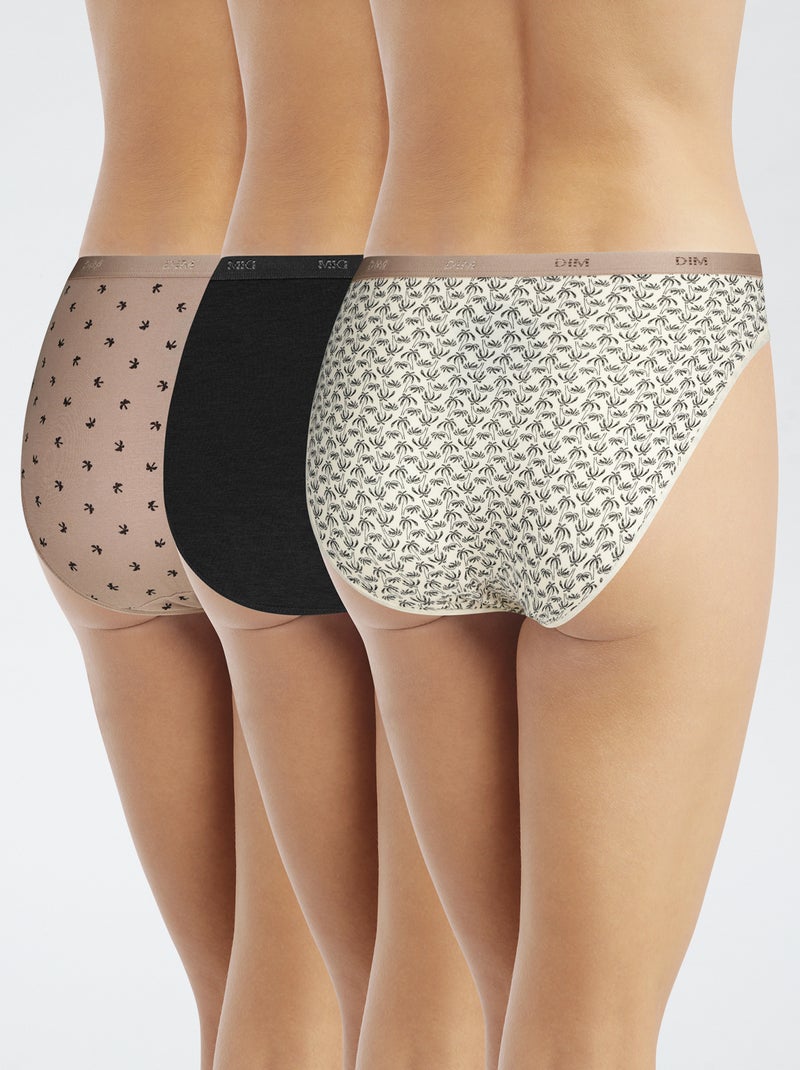 Set van 3 fantasie slips 'DIM' Groen - Kiabi
