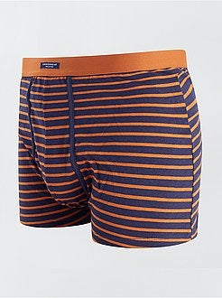 Set van 3 gestreepte boxers - Kiabi