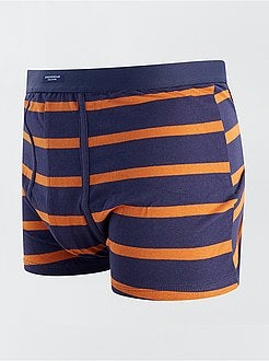 Set van 3 gestreepte boxers - Kiabi