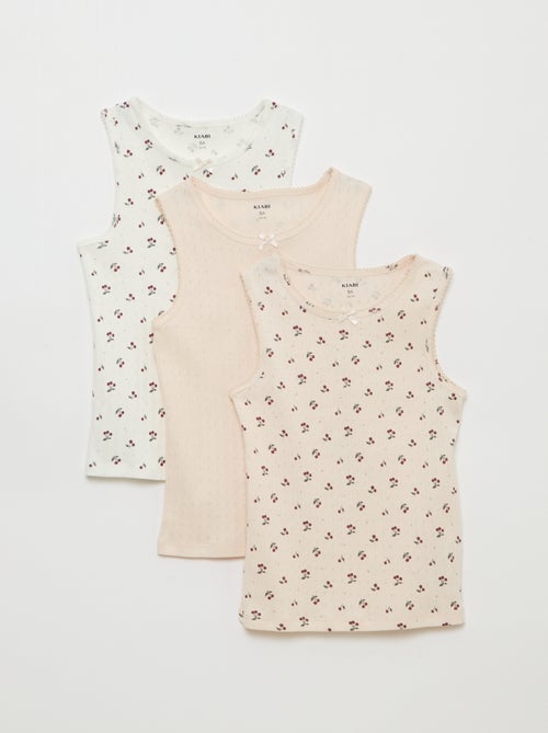 Set van 3 hemdjes van ajourtricot - Kiabi