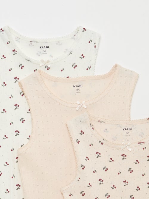 Set van 3 hemdjes van ajourtricot - Kiabi