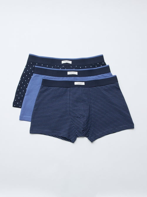 Set van 3 herenboxers van fantasietricot - Kiabi