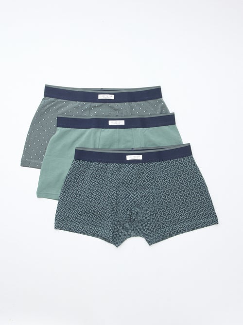 Set van 3 herenboxers van fantasietricot - Kiabi