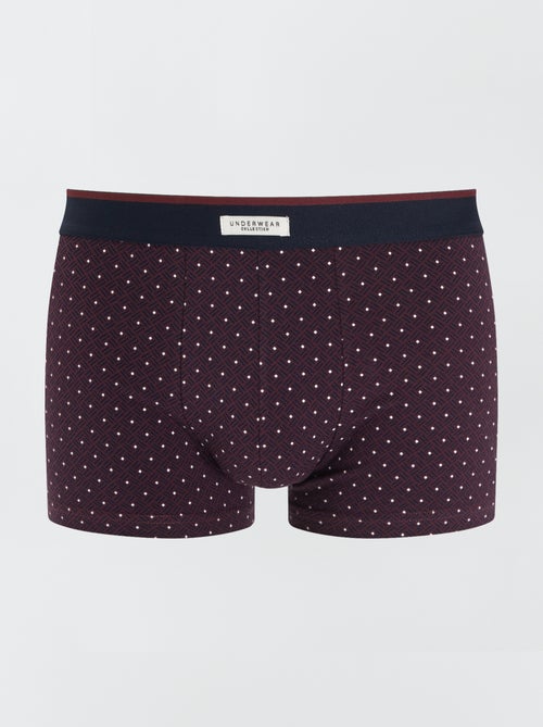 Set van 3 herenboxers van fantasietricot - Kiabi