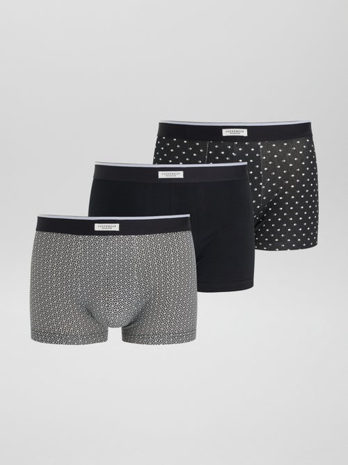 Set van 3 herenboxers van fantasietricot - Kiabi