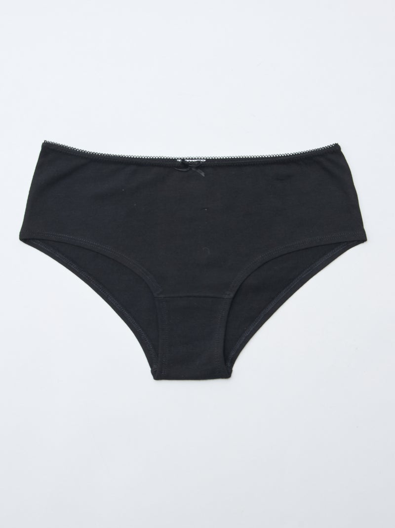 Set van 3 hipsters Zwart - Kiabi