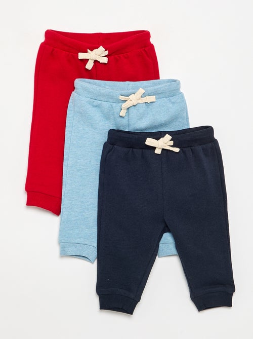 Set van 3 joggingbroeken van French Terry - Kiabi