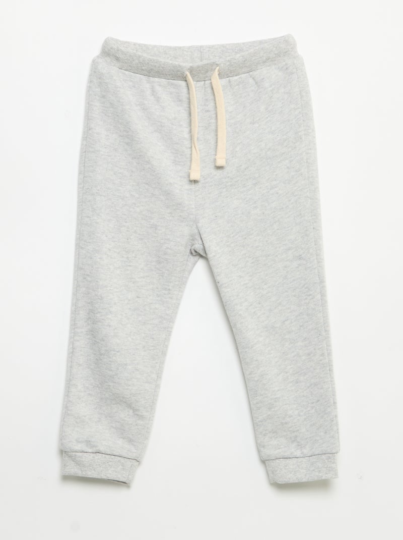 Set van 3 joggingbroeken van French Terry Zwart - Kiabi