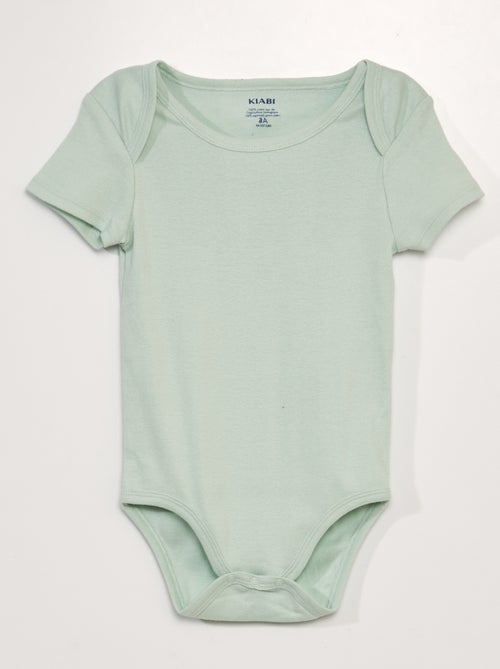 Set van 3 katoenen bodies - gemakkelijk aan te trekken collectie - Kiabi