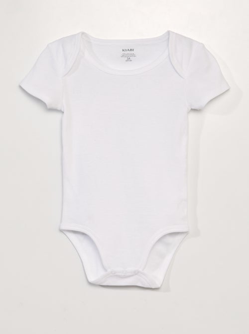 Set van 3 katoenen bodies - gemakkelijk aan te trekken collectie - Kiabi