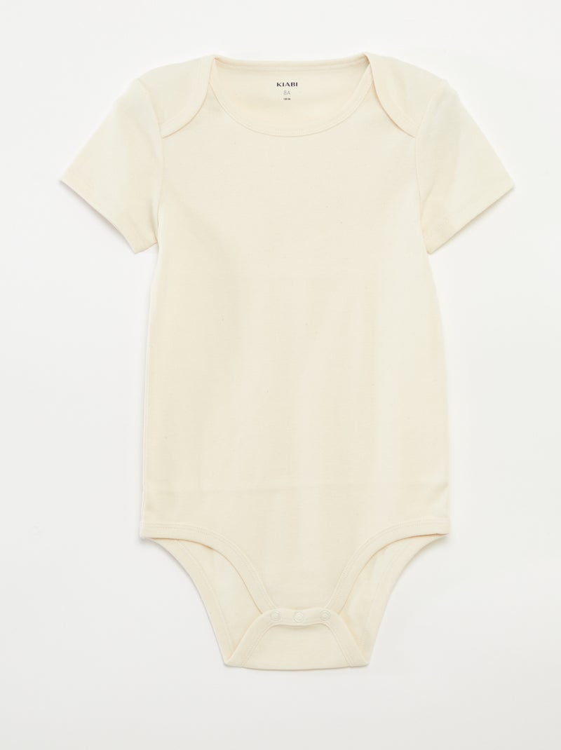 Set van 3 katoenen bodies - gemakkelijk aan te trekken collectie ROSE - Kiabi