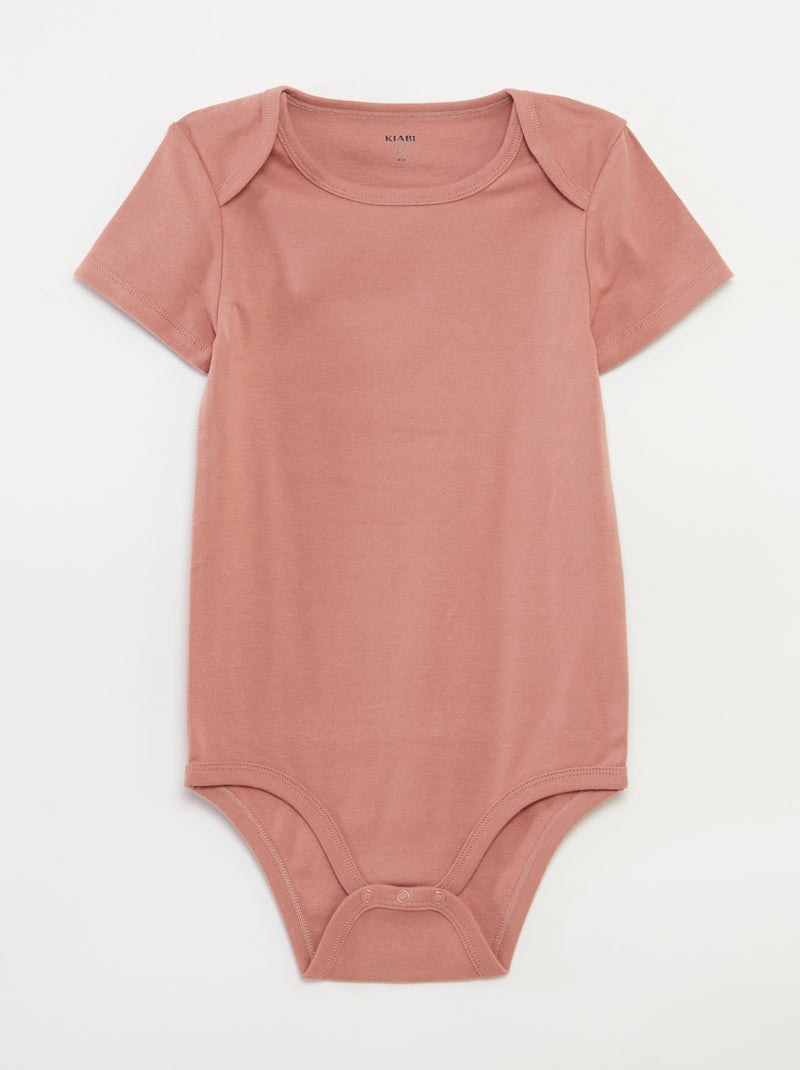 Set van 3 katoenen bodies - gemakkelijk aan te trekken collectie ROSE - Kiabi