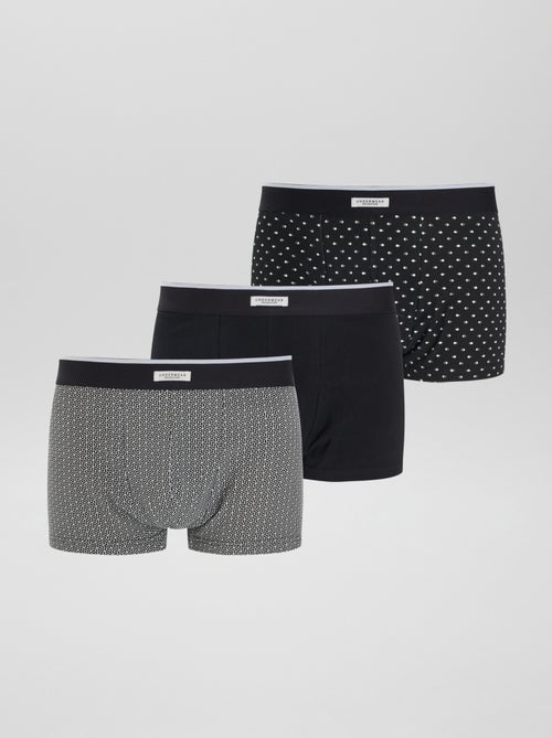 Set van 3 katoenen boxershorts - Kiabi