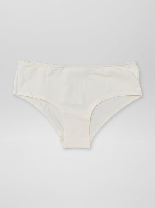 Set van 3 katoenen hipsters - Kiabi