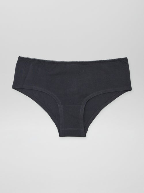 Set van 3 katoenen hipsters - Kiabi