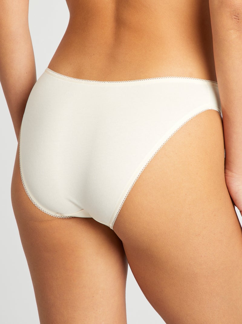 Set van 3 katoenen onderbroekjes BIEGE - Kiabi