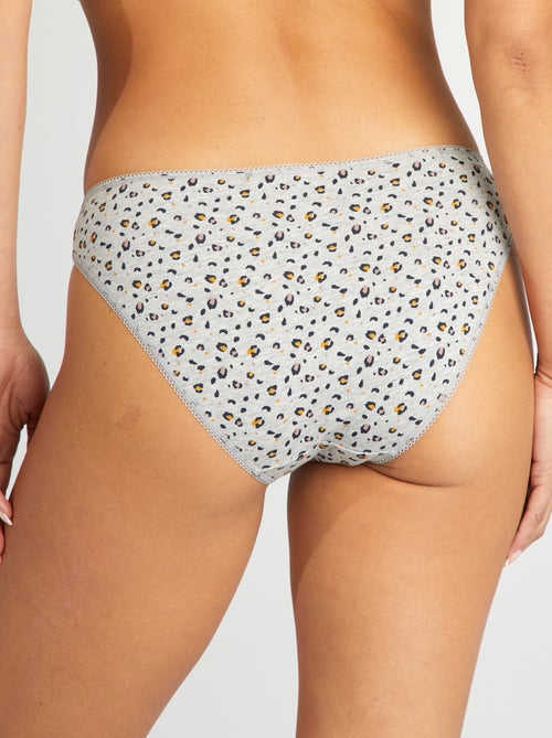 Set van 3 katoenen onderbroekjes - Kiabi