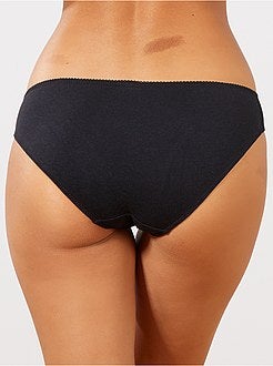 Set van 3 katoenen slipjes - Kiabi