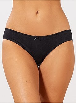 Set van 3 katoenen slipjes - Kiabi