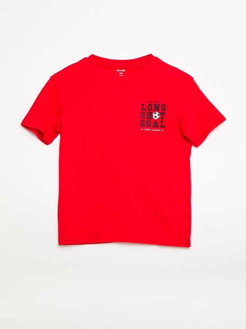 Set van 3 katoenen T-shirts - Kiabi