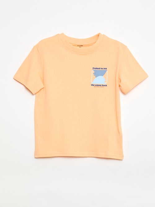 Set van 3 katoenen T-shirts - Kiabi