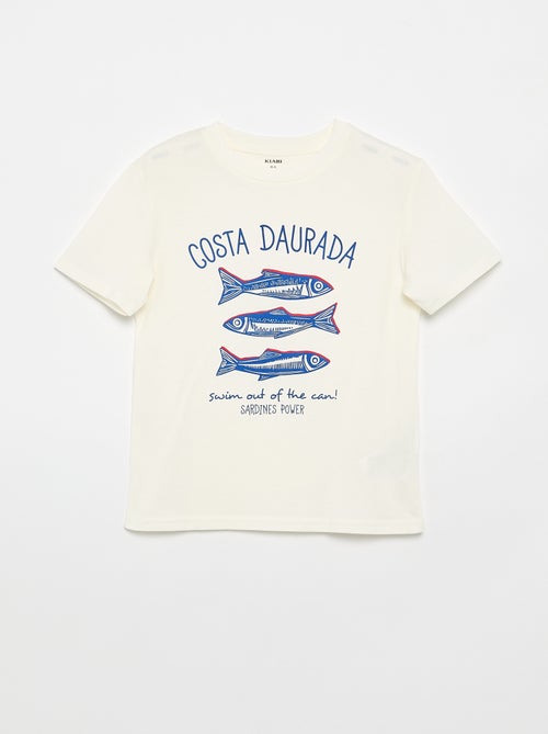 Set van 3 katoenen T-shirts - Kiabi