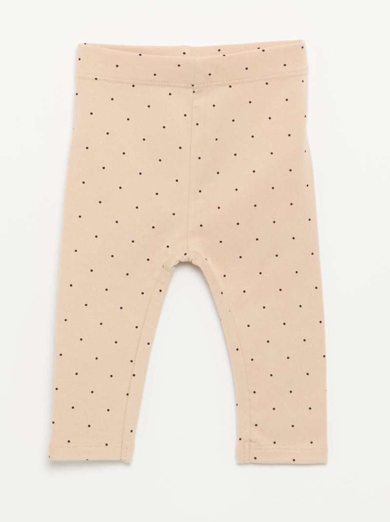 Set van 3 lange leggings Wit - Kiabi