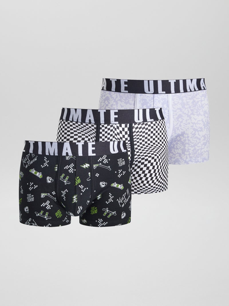Set van 3 leuke boxers PAARS - Kiabi