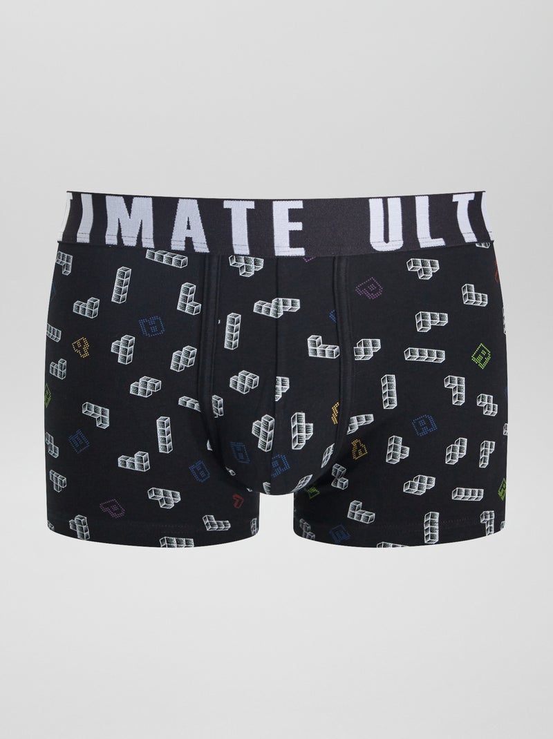Set van 3 leuke boxers ZWART - Kiabi