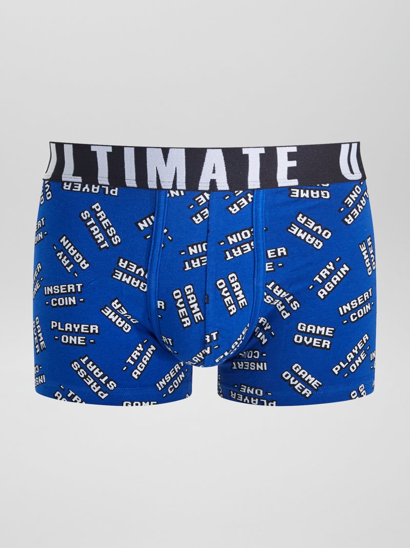 Set van 3 leuke boxers ZWART - Kiabi