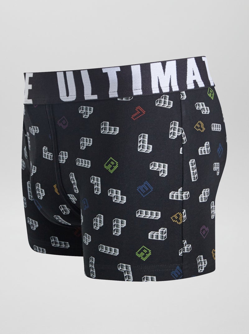 Set van 3 leuke boxers ZWART - Kiabi